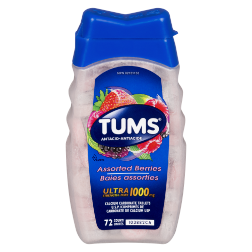 Tums Ultra Assorted Berries 72's