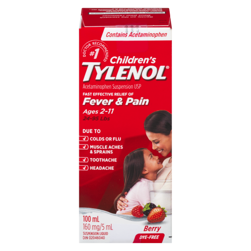Tylenol Children's Fever & Pain Berry 100ml
