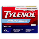 Tylenol Cold & Sinus Extra Strength Night 20 Caplets
