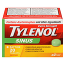 Tylenol Sinus Extra Strength Day 20 Tablets