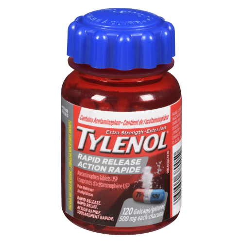 Tylenol Rapid Release 120 Gelcaps