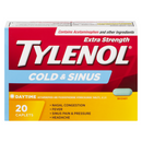 Tylenol Cold & Sinus 20 Caplets