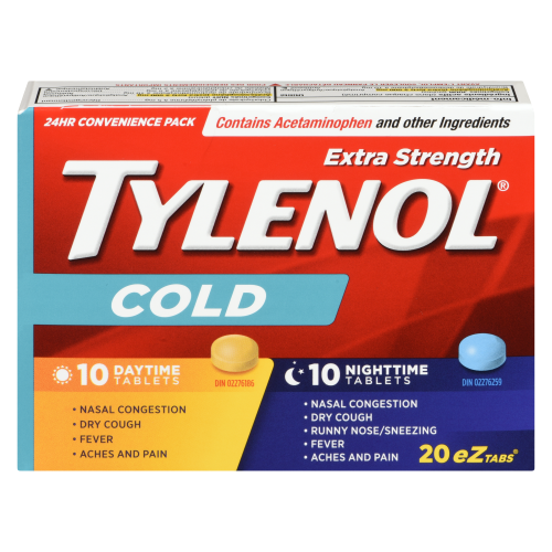 Tylenol Cold Extra Strength Day/Night 10+10Tabs