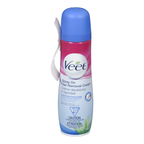 Veet Spray On Hair Removal Cream Sensitive 145gm