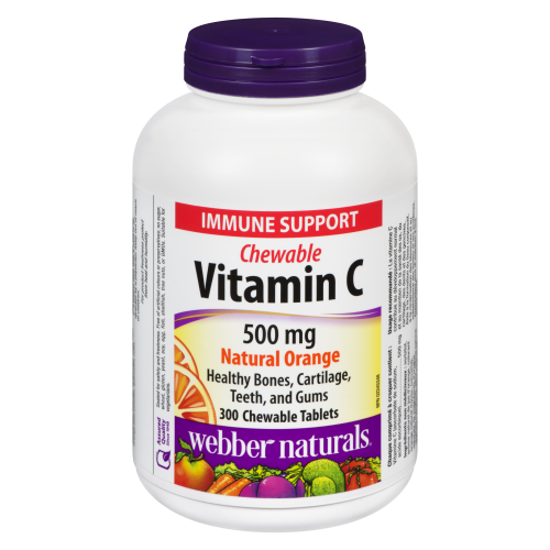 Vitamin C Chewable 500mg Orange 300 Tablets