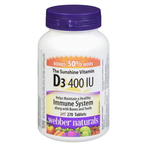 Vitamin D3 400iu 270 Tablets