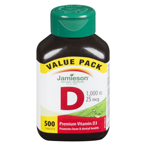 Vitamin D 1000iu 500 Tablets Value Pack