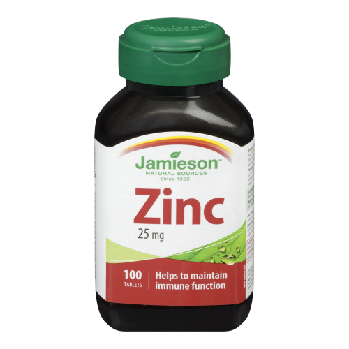 Zinc 25mg 100 Tablets