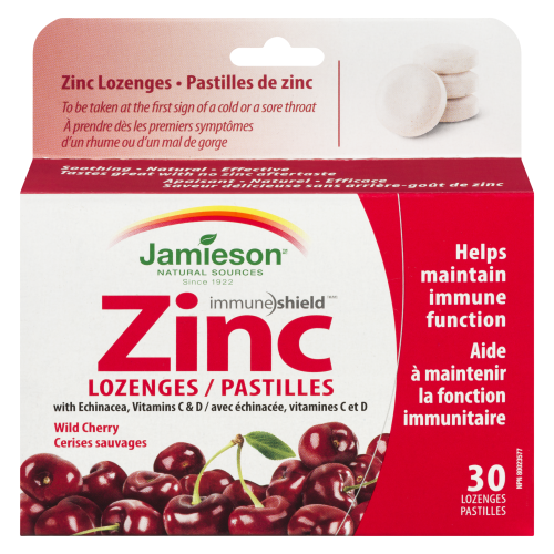 Zinc Lozenges Wild Cherry 30 Lozenges