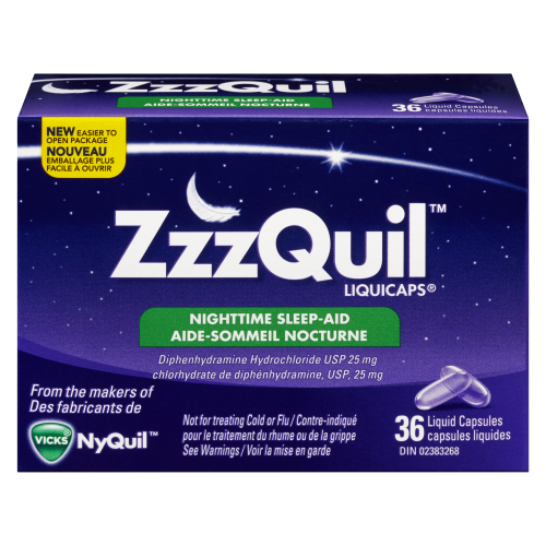 ZzzQuil Nighttime Sleep-Aid 36 Liquid Capsules